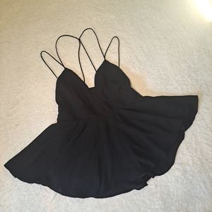 Express tanks size small backless tank top blouse